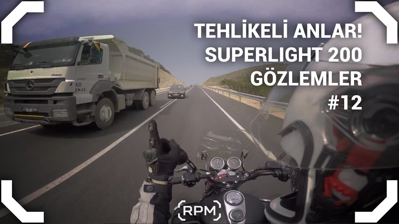 Motosikletle Uzun Yolda Tehlikeli Anlar! - Ölümden Dönmek [RPM]