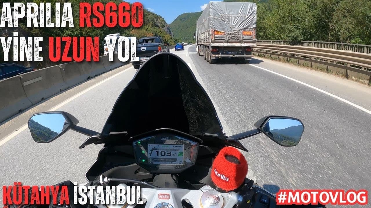 APRILIA RS660 | KÜTAHYA-İSTANBUL YOLCULUK | MOTOVLOG [RPM]