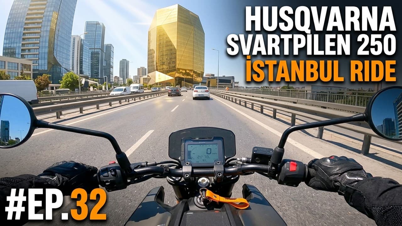 Husqvarna Svartpilen 250 | İstanbul POV Ride