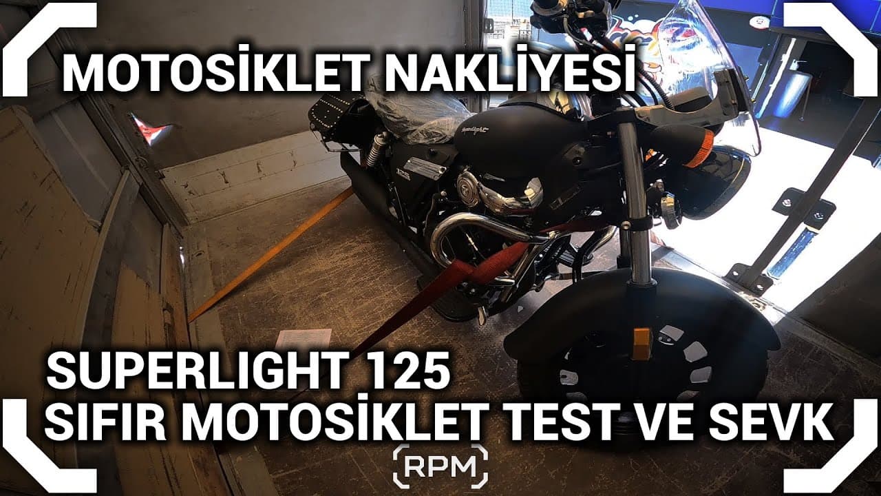 ALDIĞIMIZ 2 SIFIR SUPERLIGHT NE KADAR FARKLI OLABİLİR? MOTOSİKLET NAKLİYESİ [RPM]